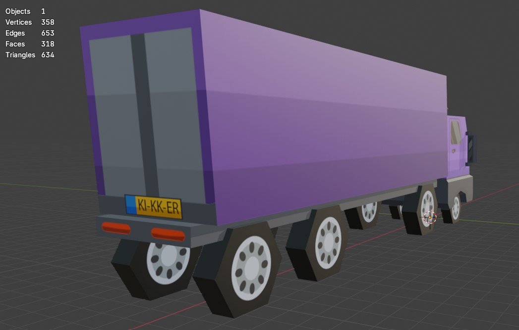 The truck I modeled for my 2nd internship.